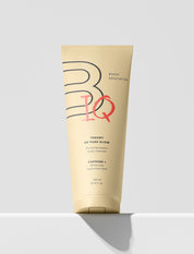 Tube of body wash with 'Body Education' branding on a light gray background