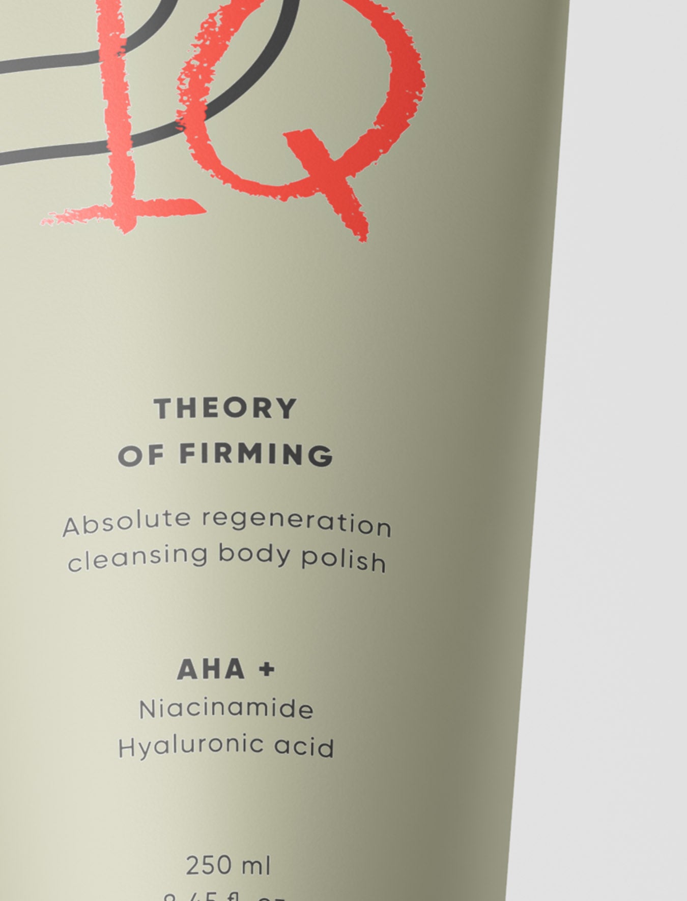 THEORY OF FIRMING Absolute Regeneration Cleansing Body Polish